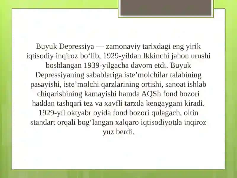 Buyuk Depressiya 4
