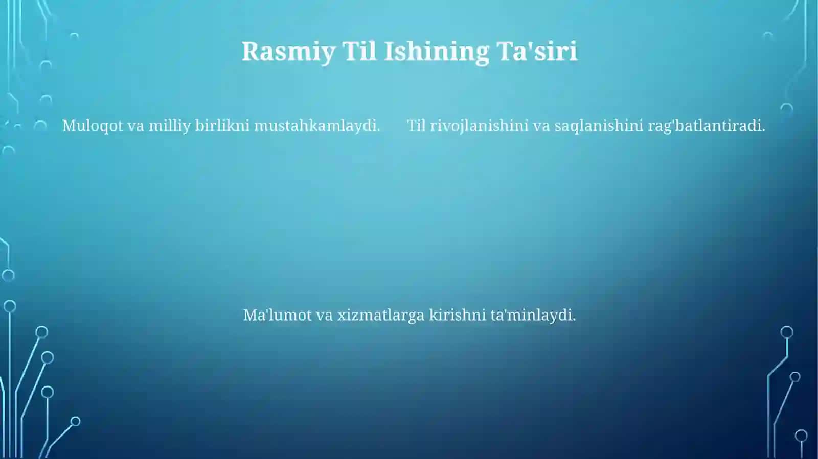Davlat tilida ishyuritish fanining maqsadivavazifalari 4