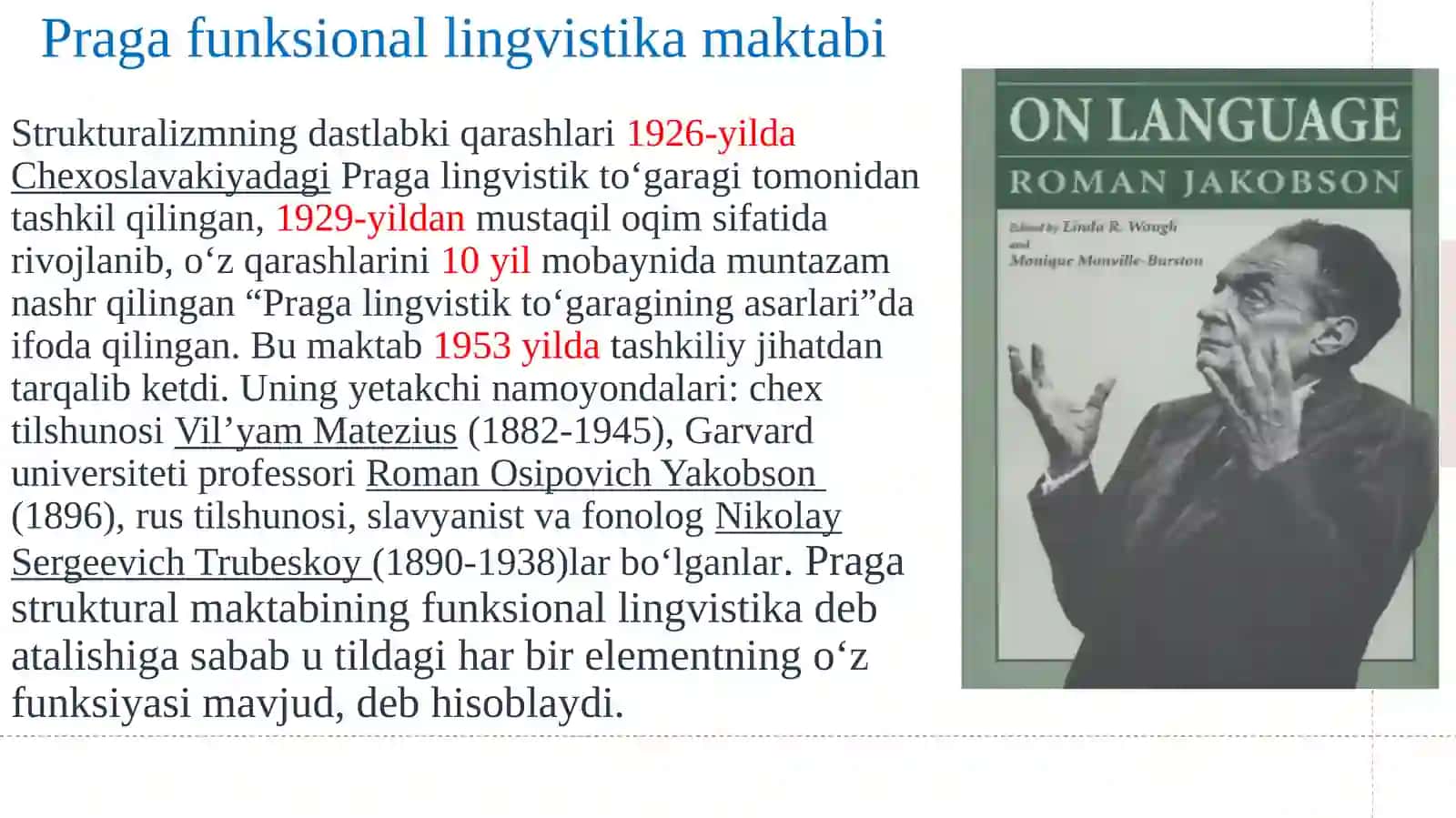 Tilshunoslikda strukturalizm yo’nalishi 4