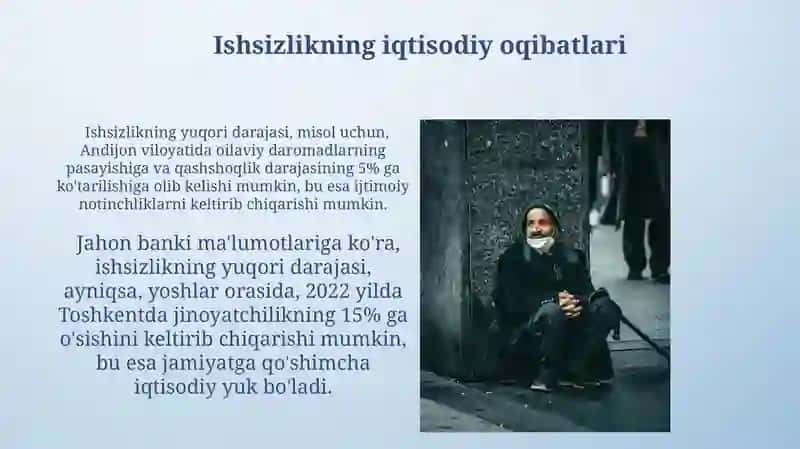Bandlik va ishsizlik muammolari 4