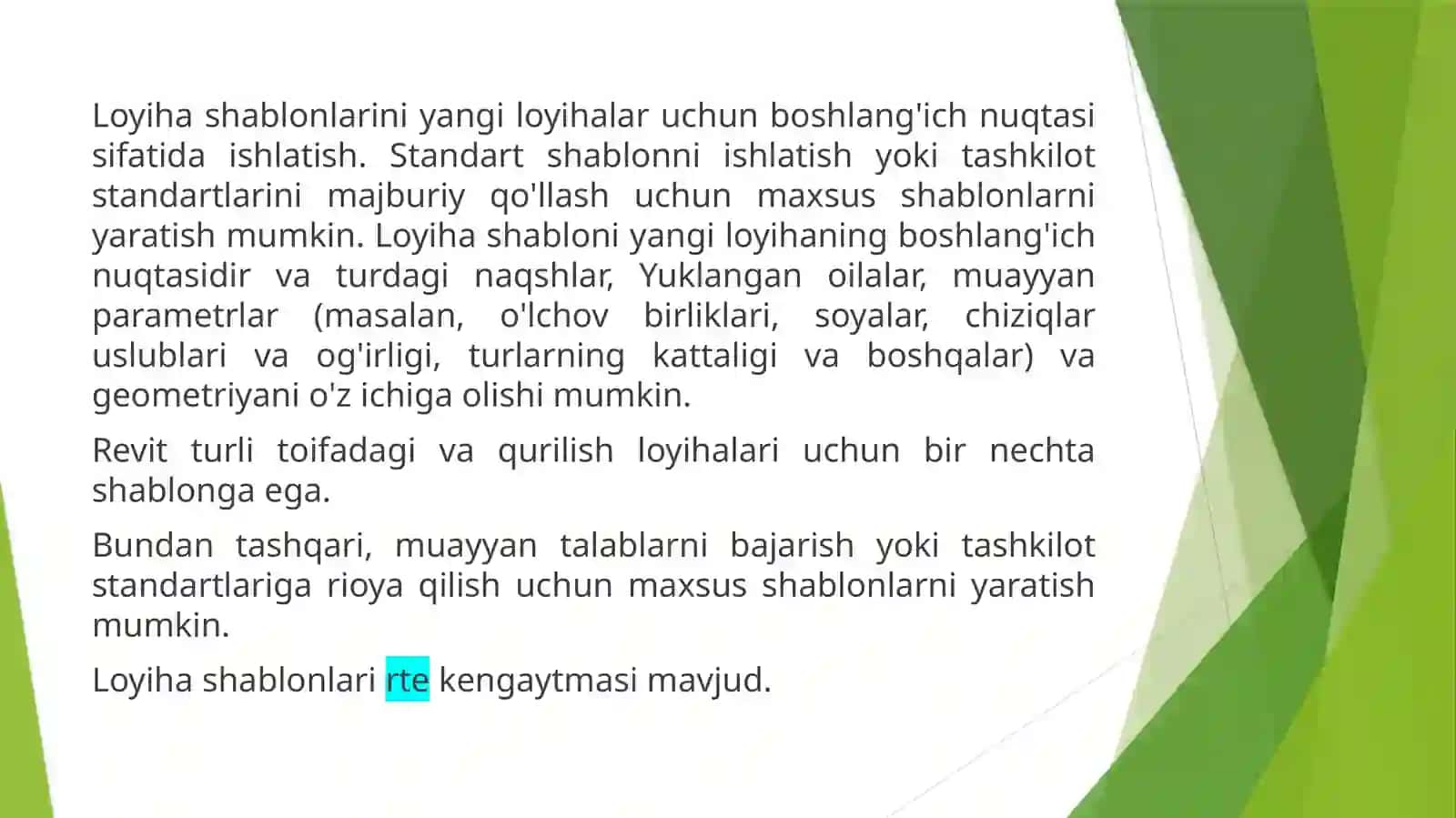 Dastlabki loyihani yaratish 4