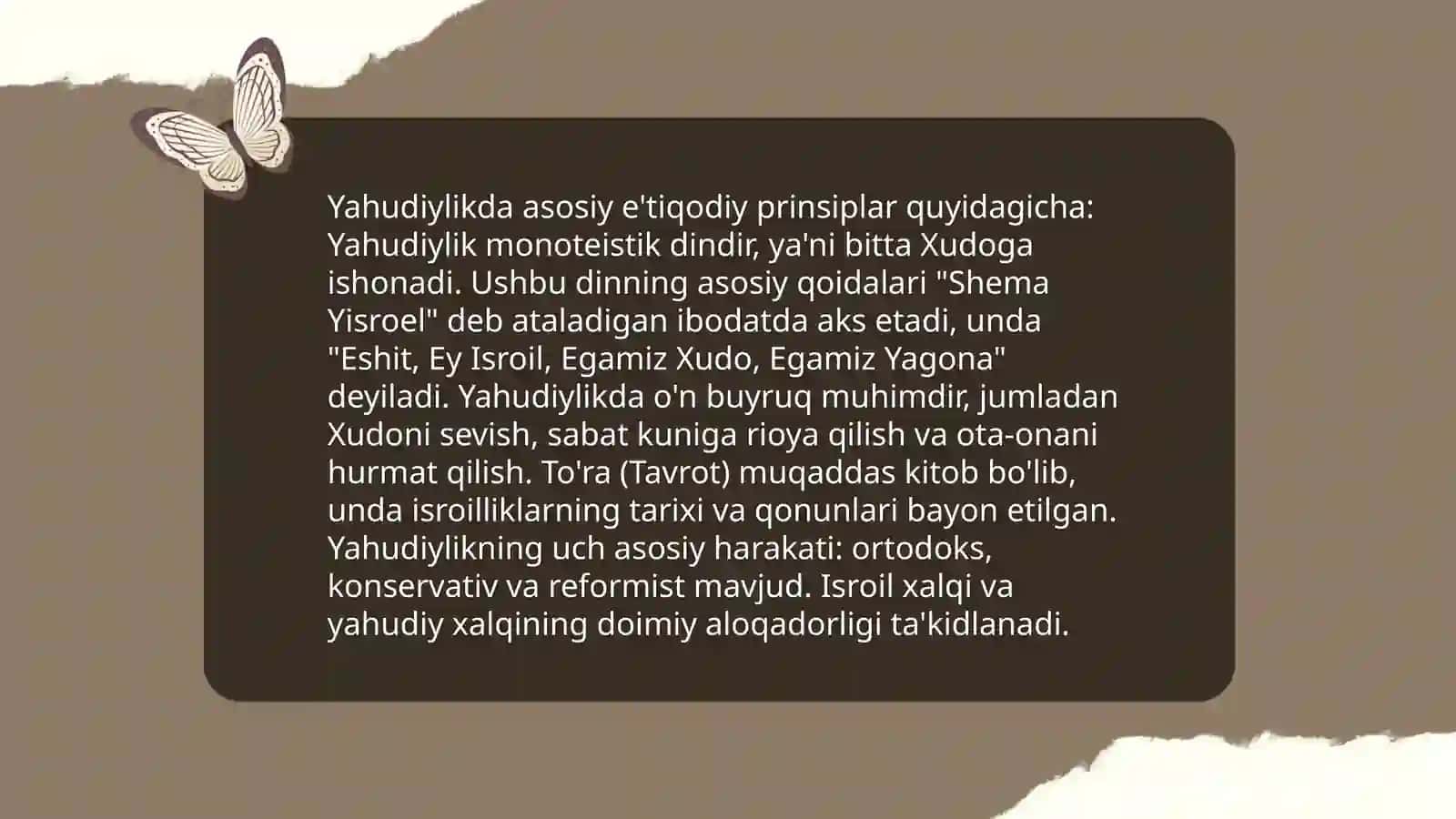 Yahudiylikning tarixiy rivojlanishi 4