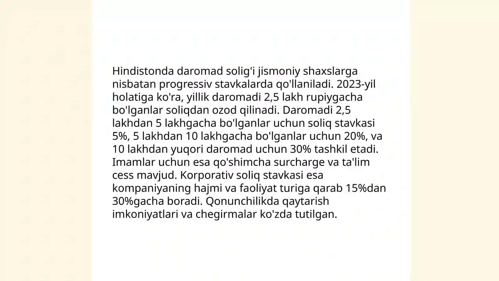 Hindiston soliq tizimi va uning oʻziga xos xususiyatlari 4