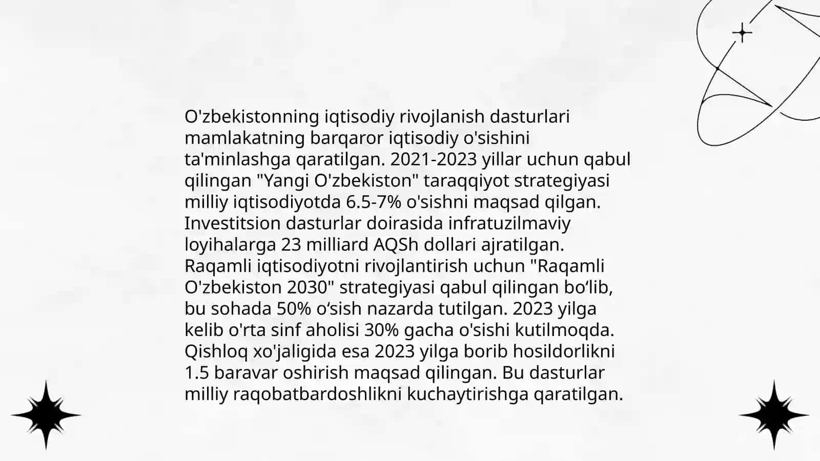 yangi o'zbekistondagi islohotlar 4