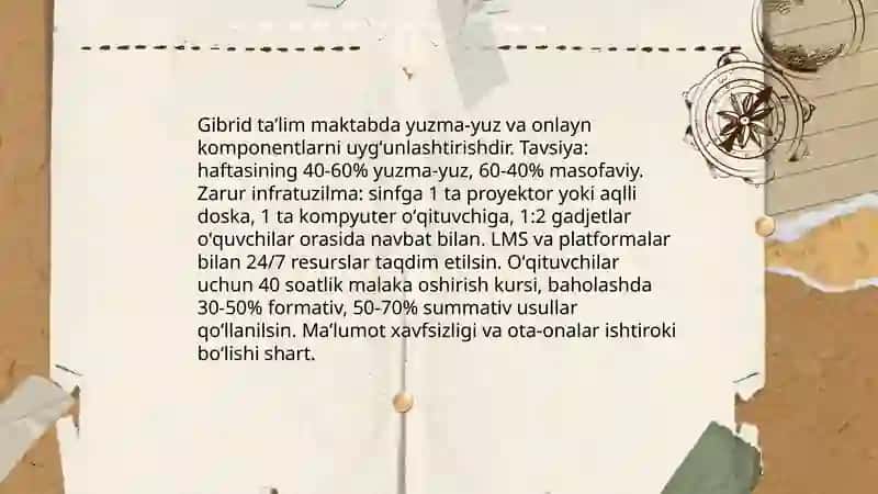 Umumiy oʻrta taʼlim maktablarida oʻqish jarayonlarini tashkil etishga doir zamonaviy yondashuvlar 4