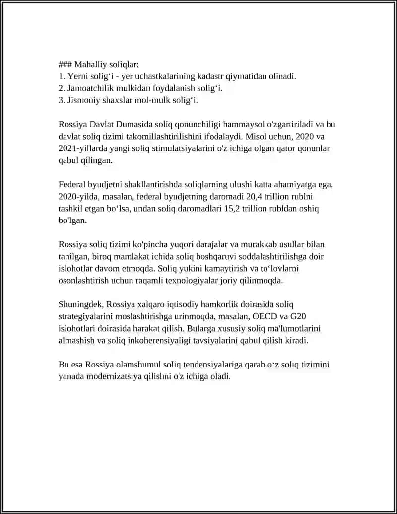 ROSSIYA SOLIQ TIZIMI 4