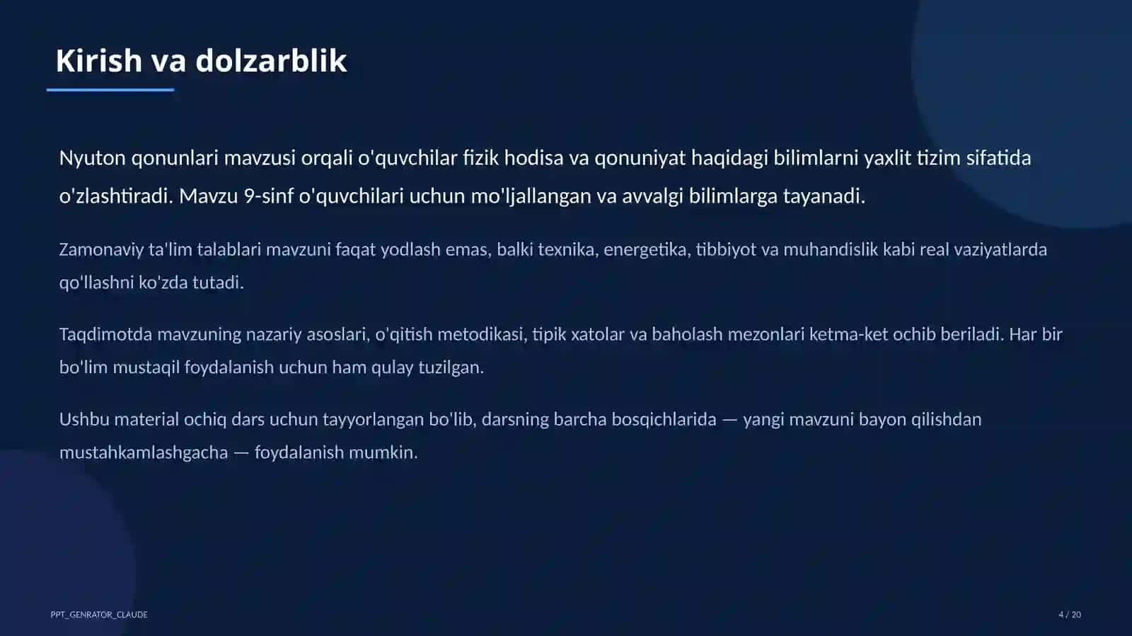 Nyuton qonunlari (9-sinf) 4