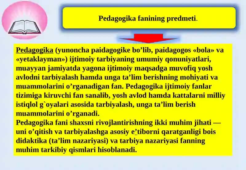 Pedagogika fani sifatida 4
