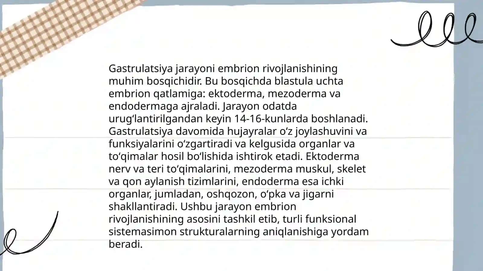 Tuxum ichida zigotani rivojlanishi 4