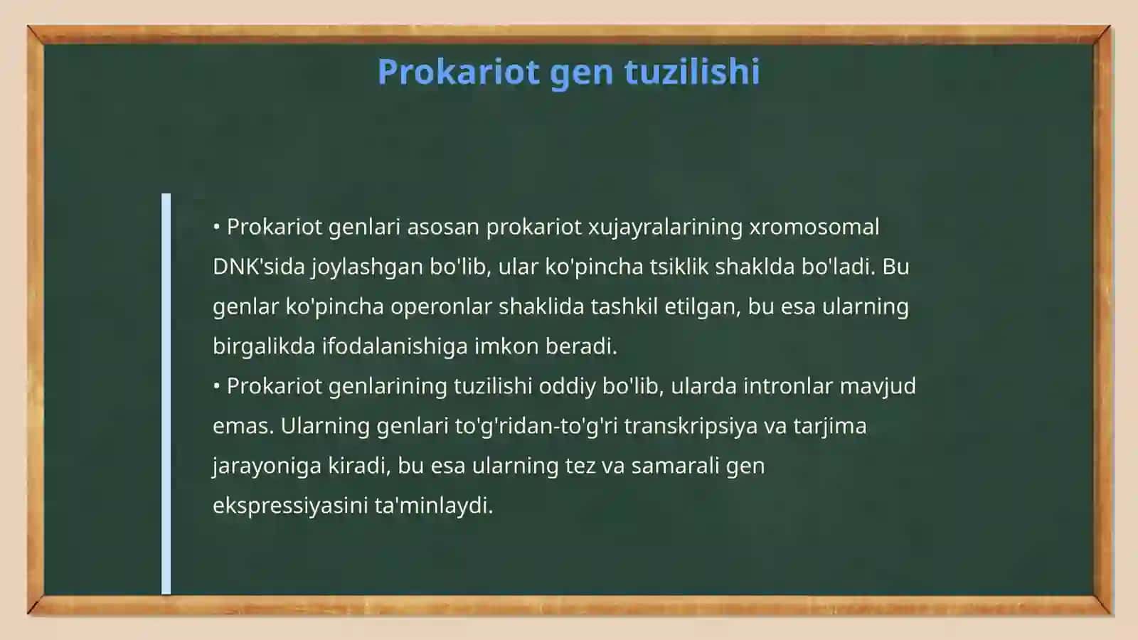 Prokariot va eukariot genlarning strukturasi 4