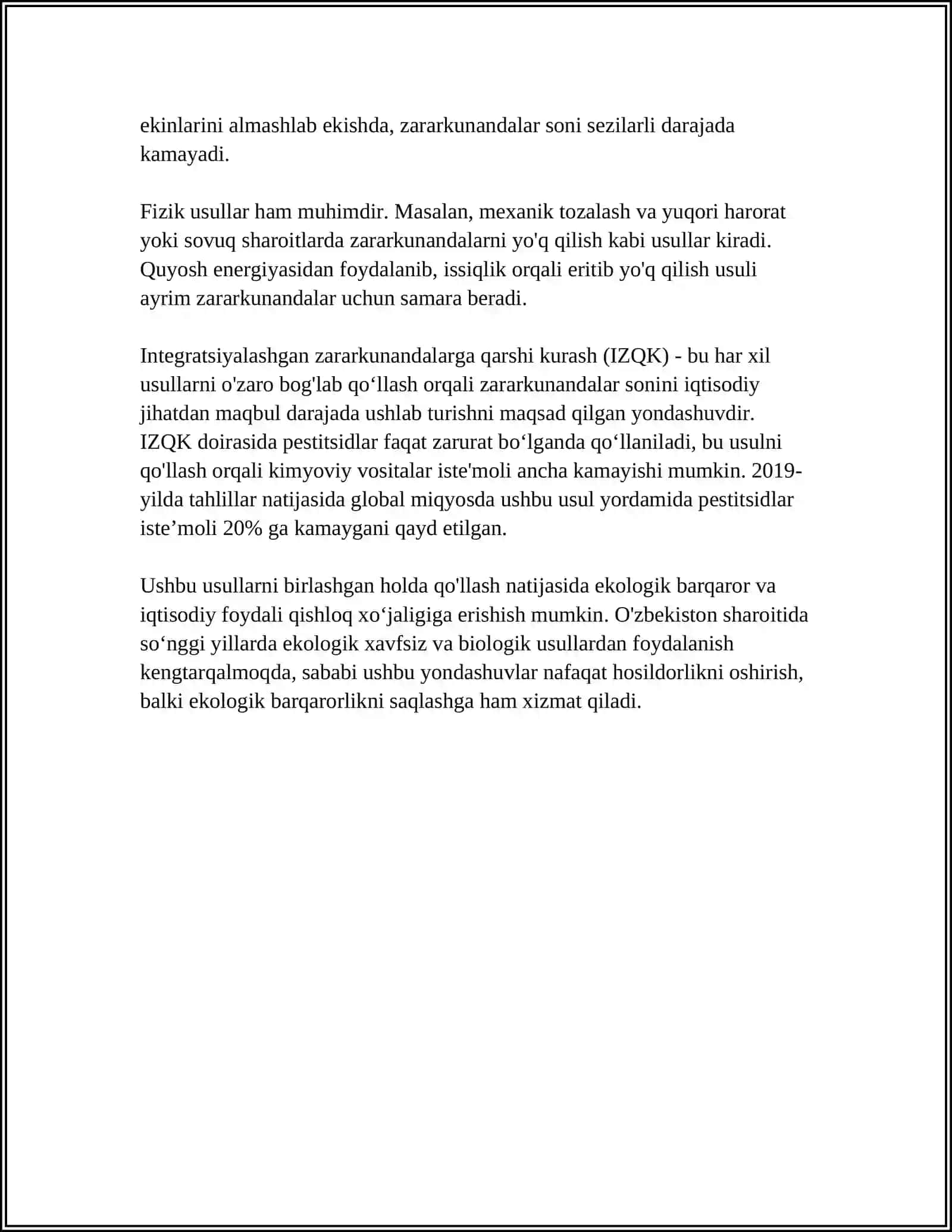 PAXTANI GRAMLAW SAQLASH USULLARI 4