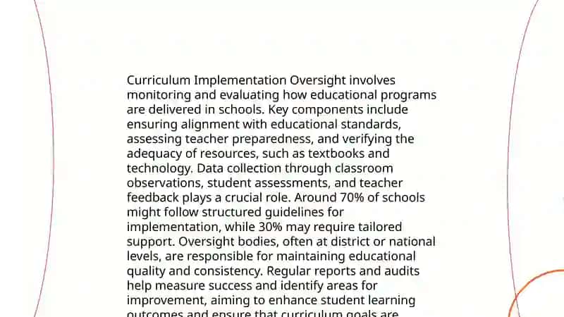 Examples of supervisory work and its tasks in the primary education system 4