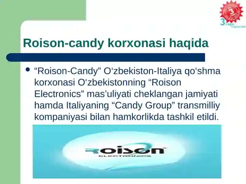 Artel qo’shma korxonasi 4