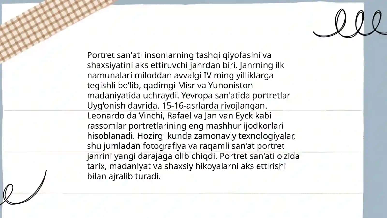 Tasviriy sanʼat janrlari 4