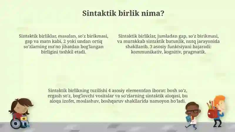 Sintaktik birliklarning uch tomoni 4