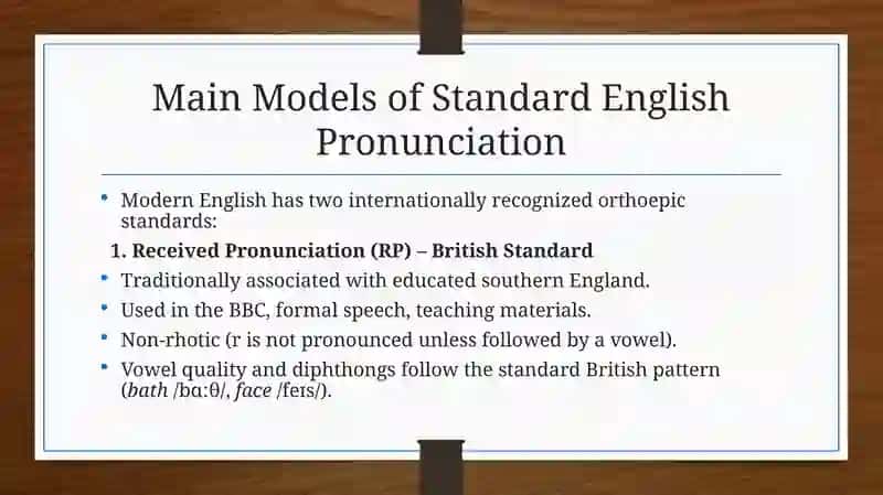 The Orthoepic Nouns of Modern English Pronunciation 4