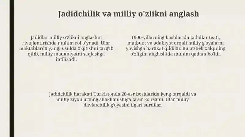 Ma'naviyat va milliylik uchun kurash.1917-1924-yillar 4