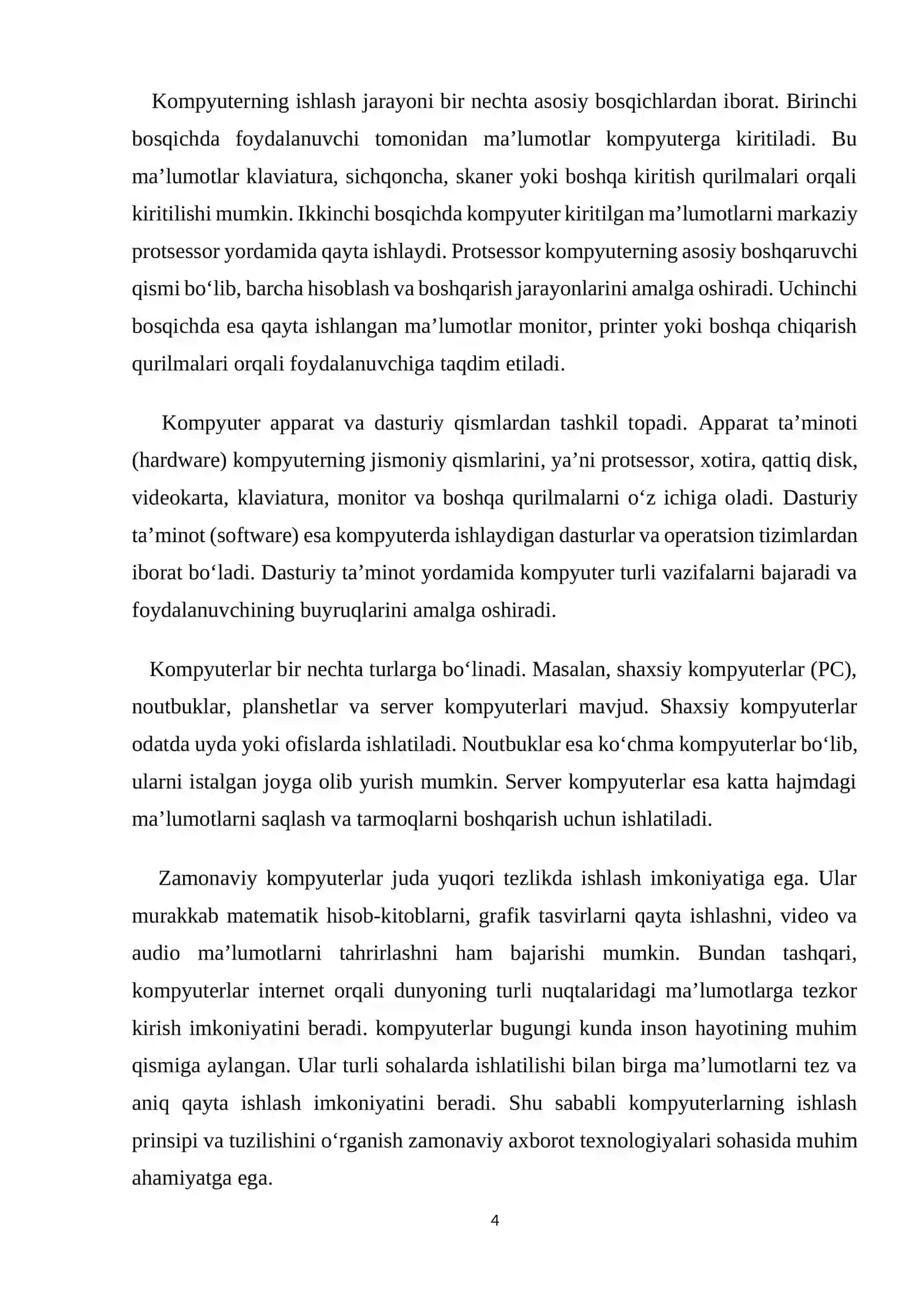 Kompyuterning tuzilishi 2 4