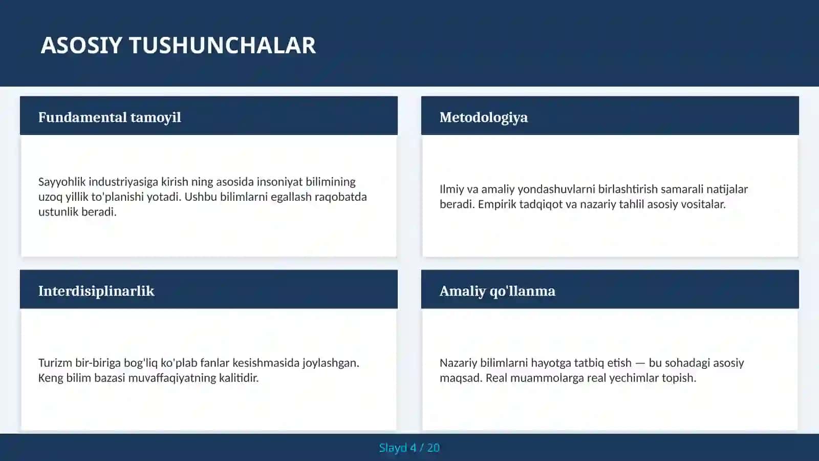 Sayyohlik industriyasiga kirish 4