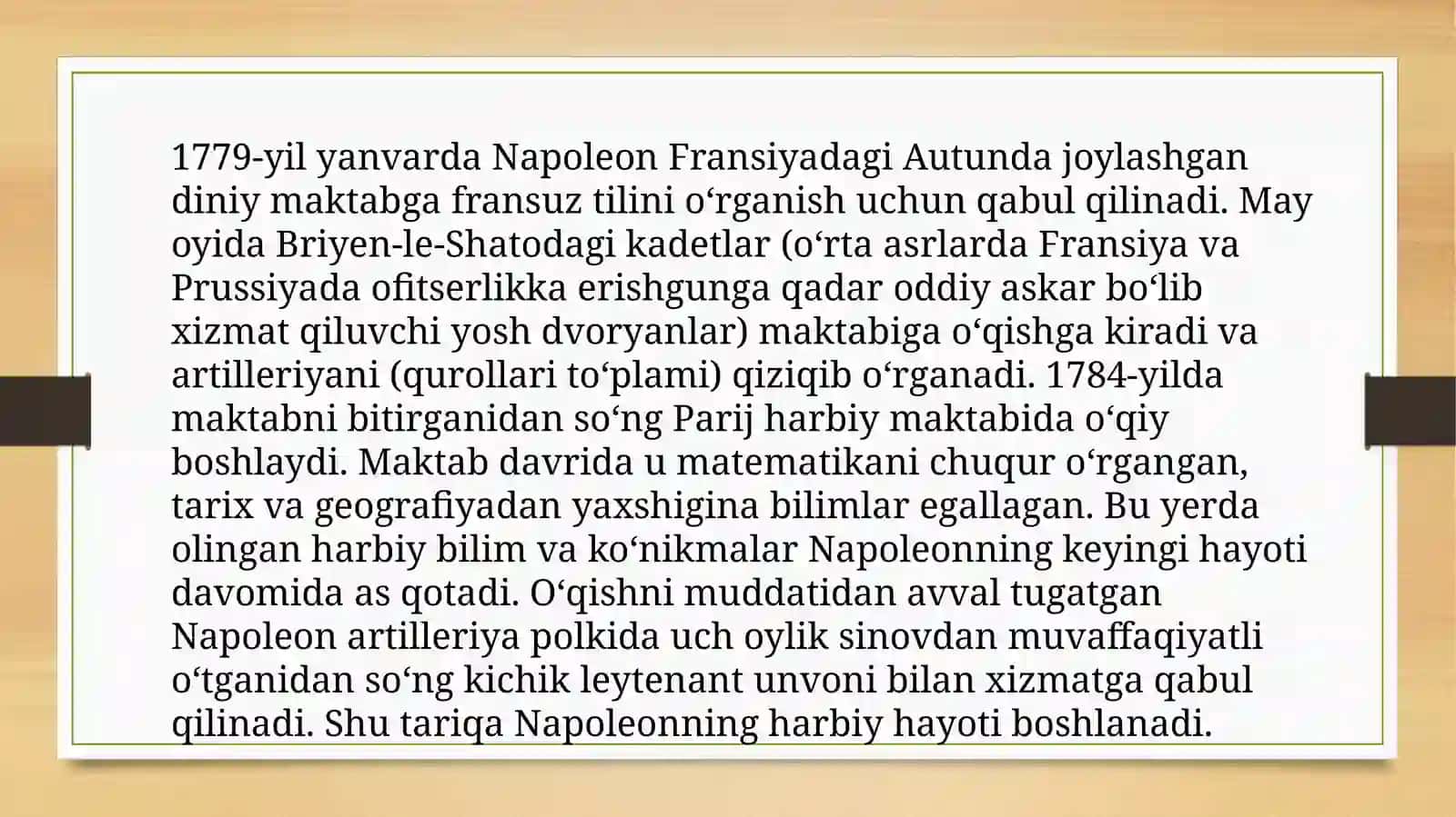 Napaleon Banapart.Birinchi imperiya davrida Fransiya 4