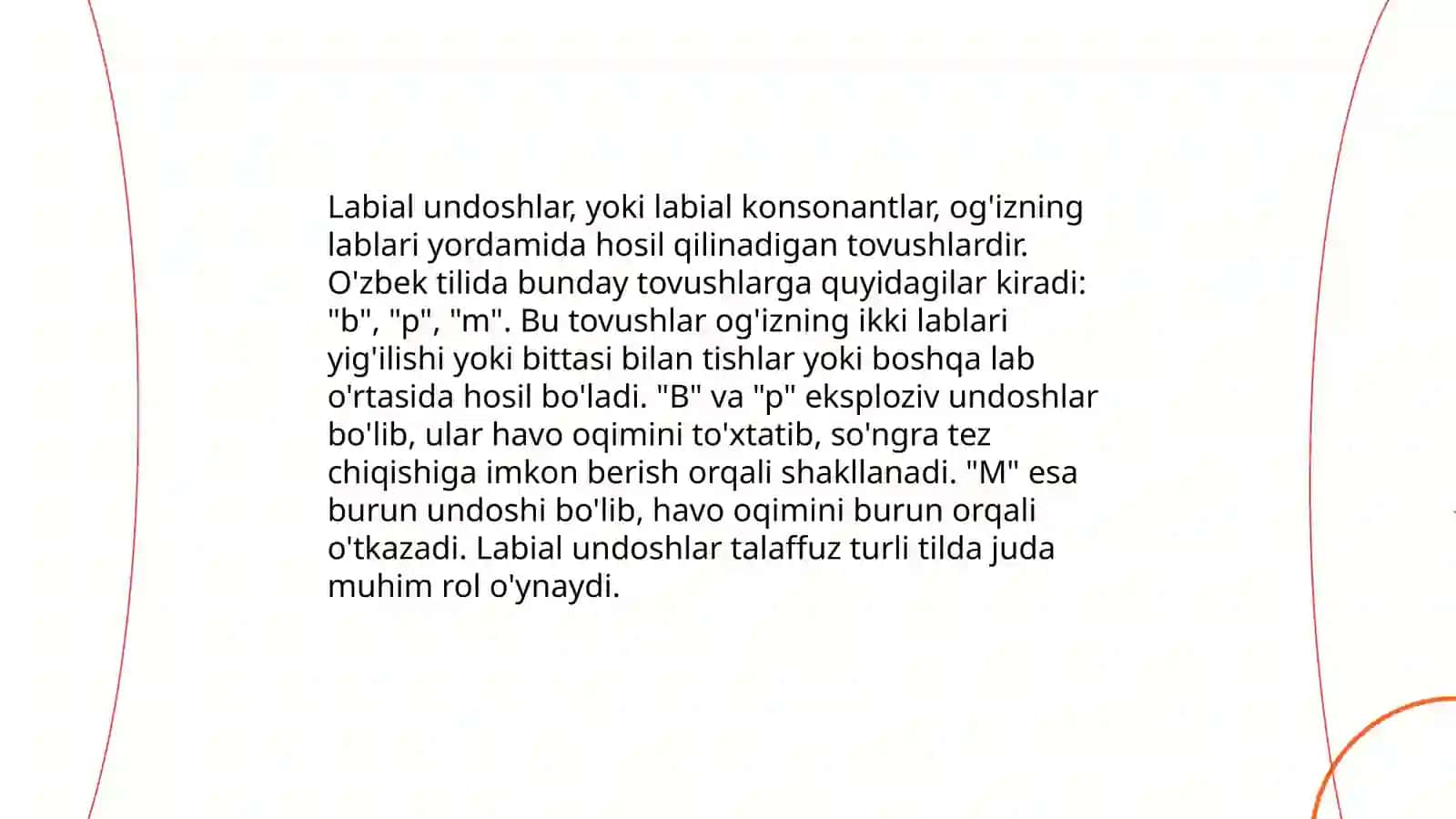 Undoshlarning o’ziga xos xususiyatlari 4