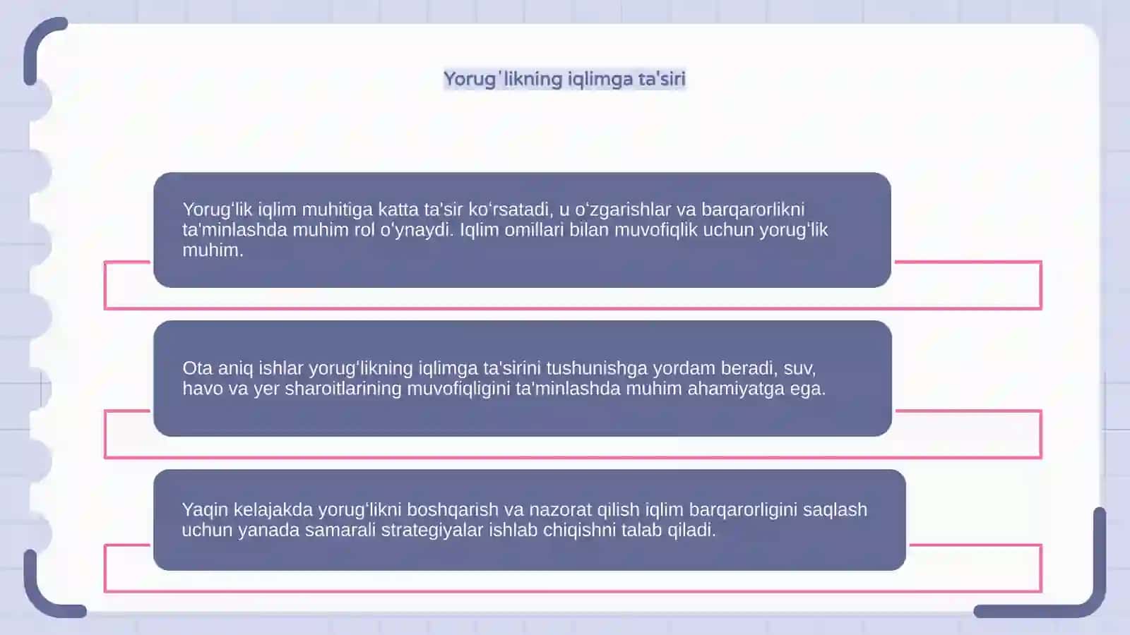 Yorugʻlik va iqlim oʻzaro ta'siri 4