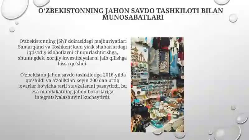 Oʻzbekistonda Import va Eksport 4