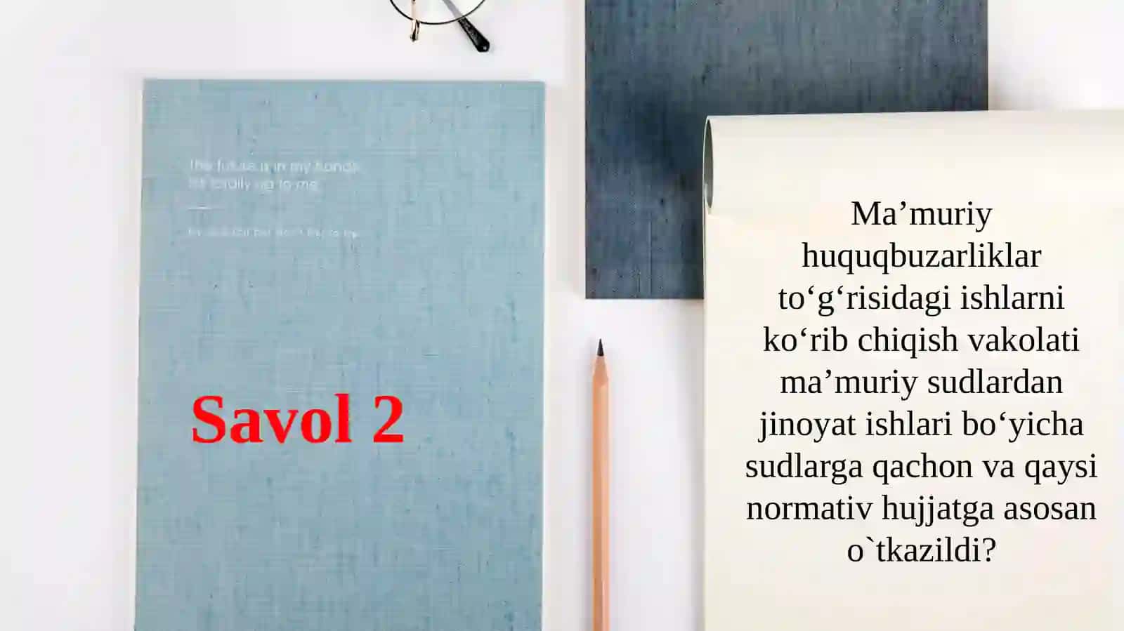 Ma’muriy sud ish yurituvi 4