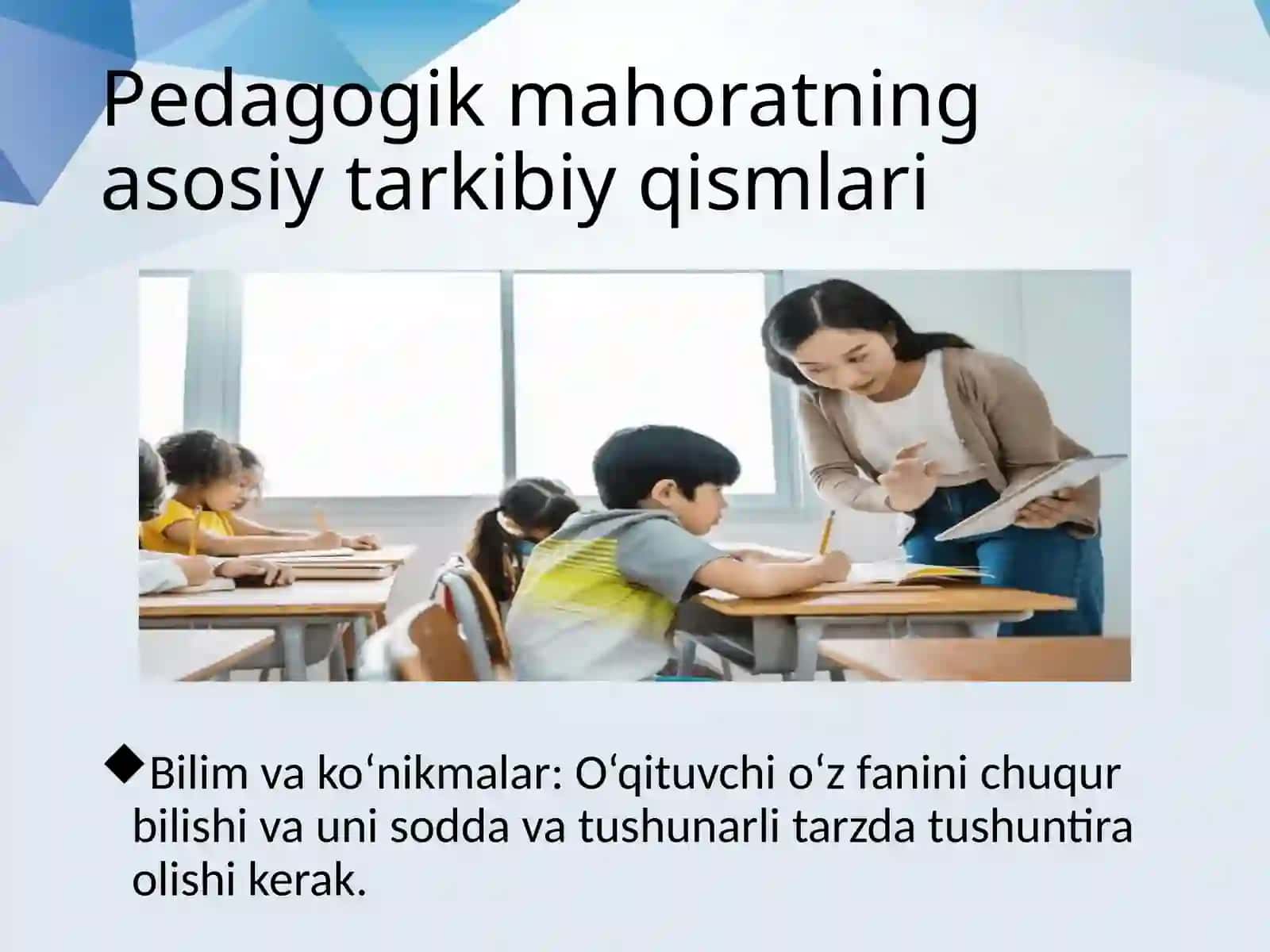 Pedagogik mahorat tushunchasi 4