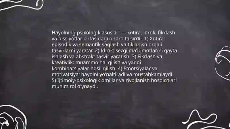 Hayol haqida tushuncha 4