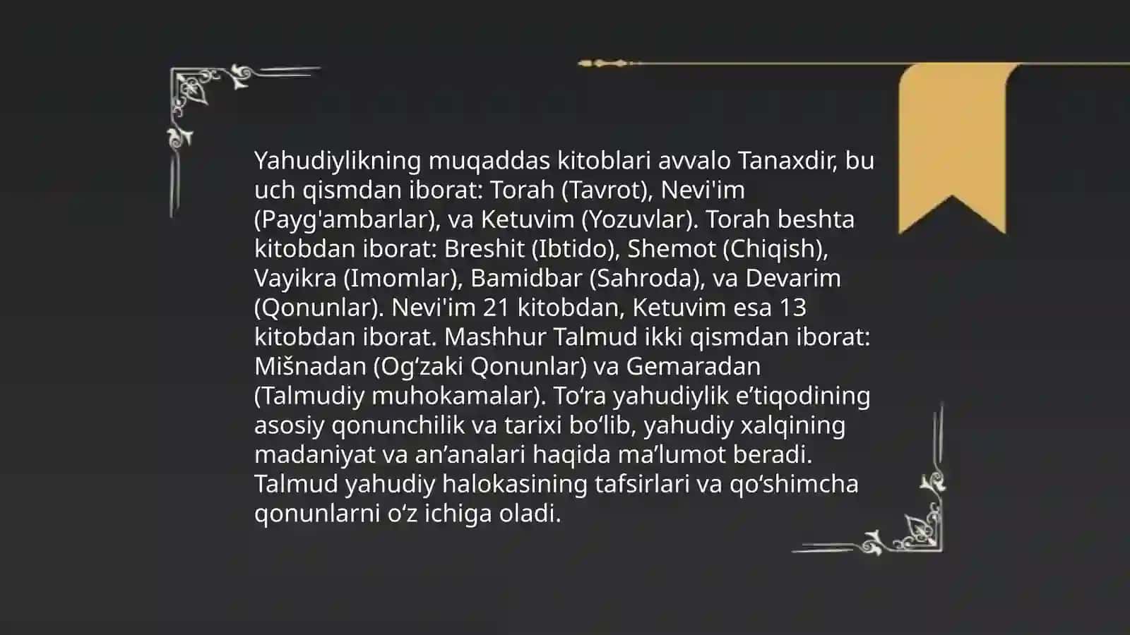 Yahudiylik dini va uning taraqqiyoti 4