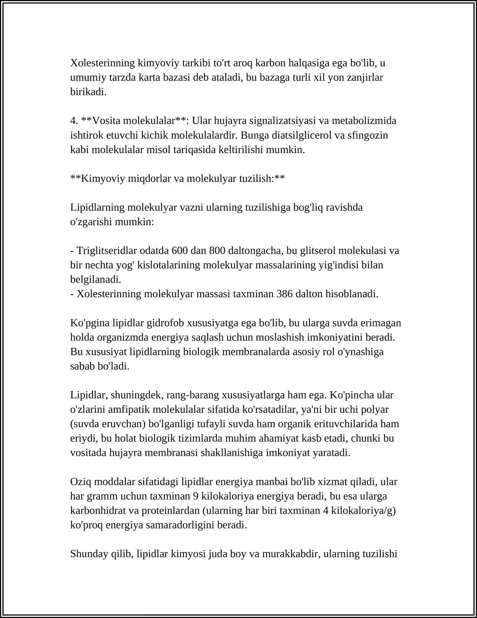Lipidlar 4