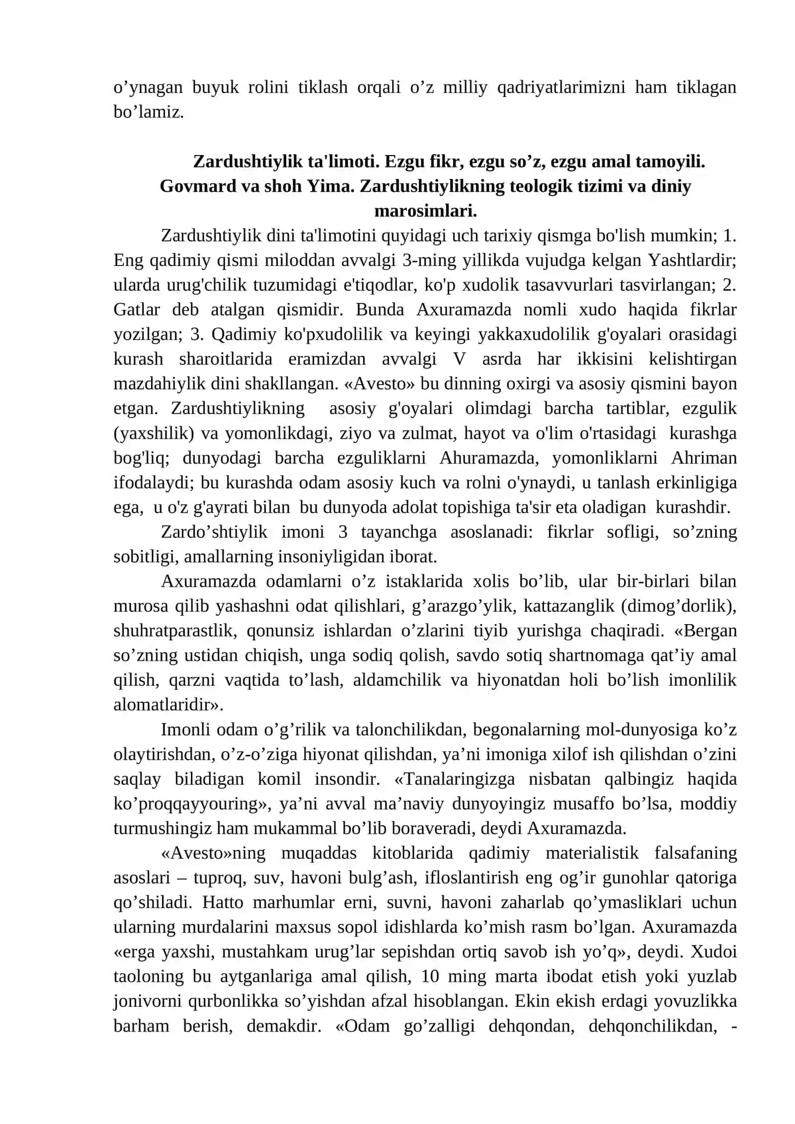 3-Mavzu: Zardushtiylik dini 4