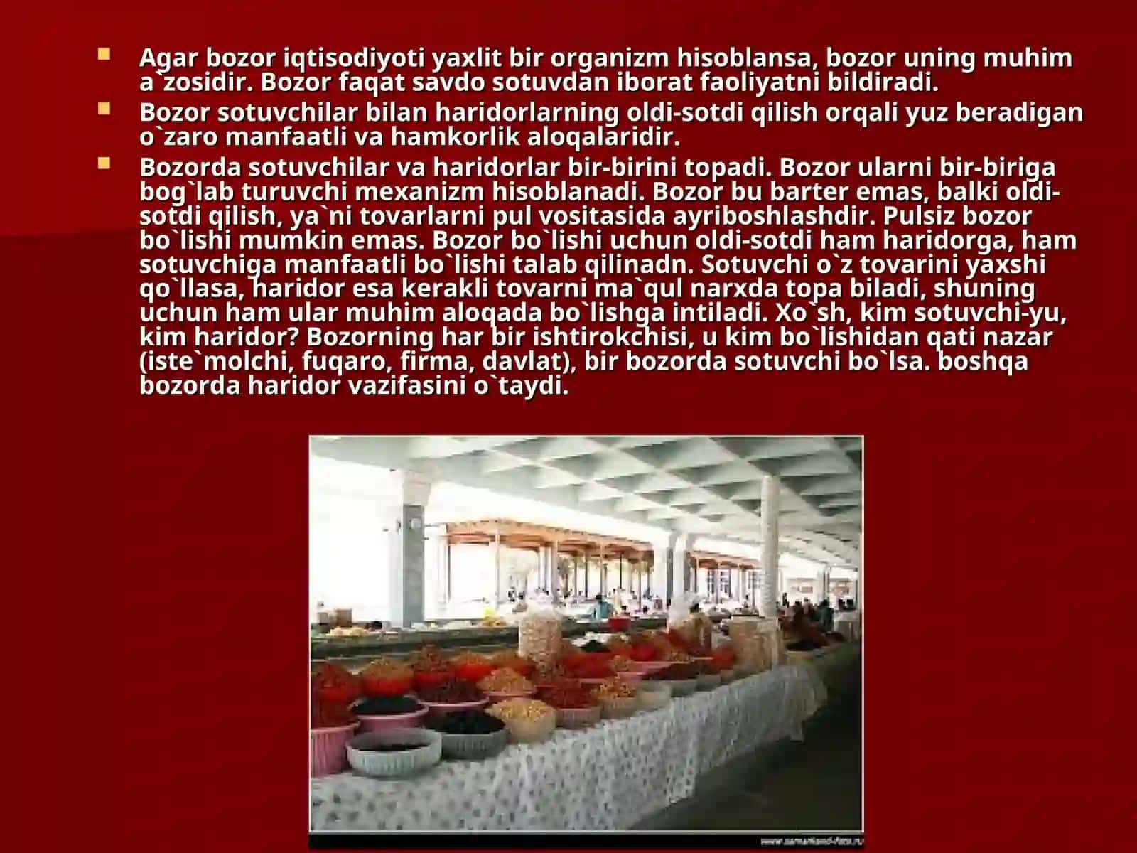 Bozor va uning turlari 4
