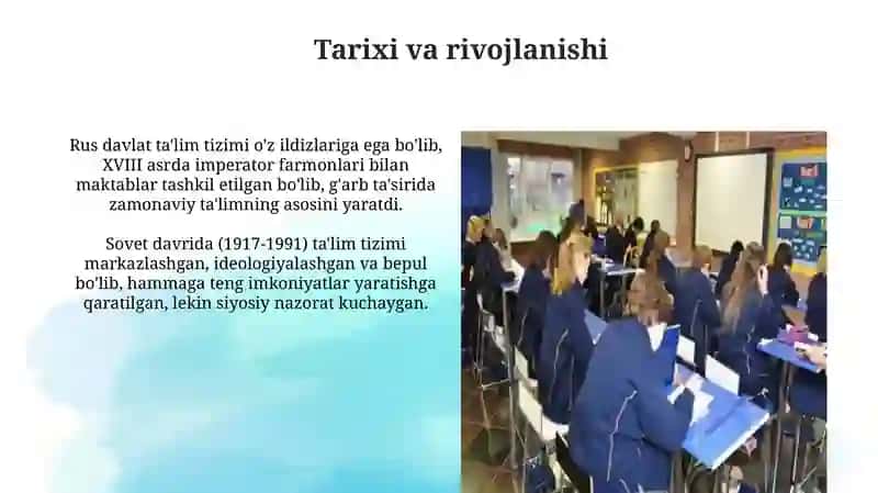 Rossiya davlati ta'lim tizimi 4