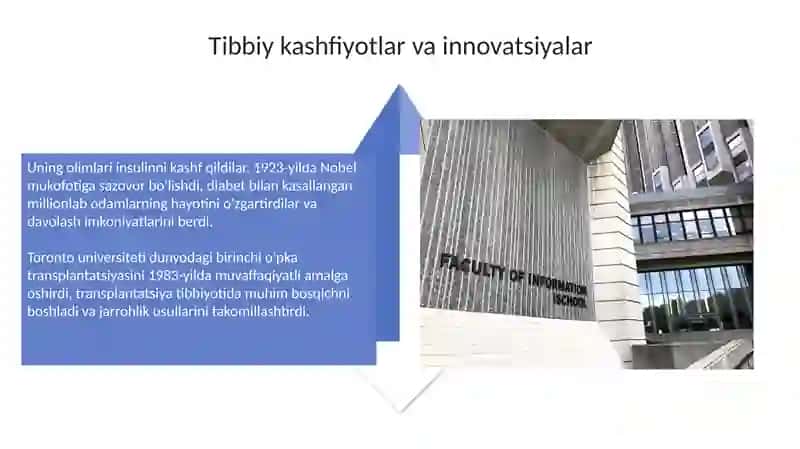Kanada Torontouniversitetining kashfiyotlari 4