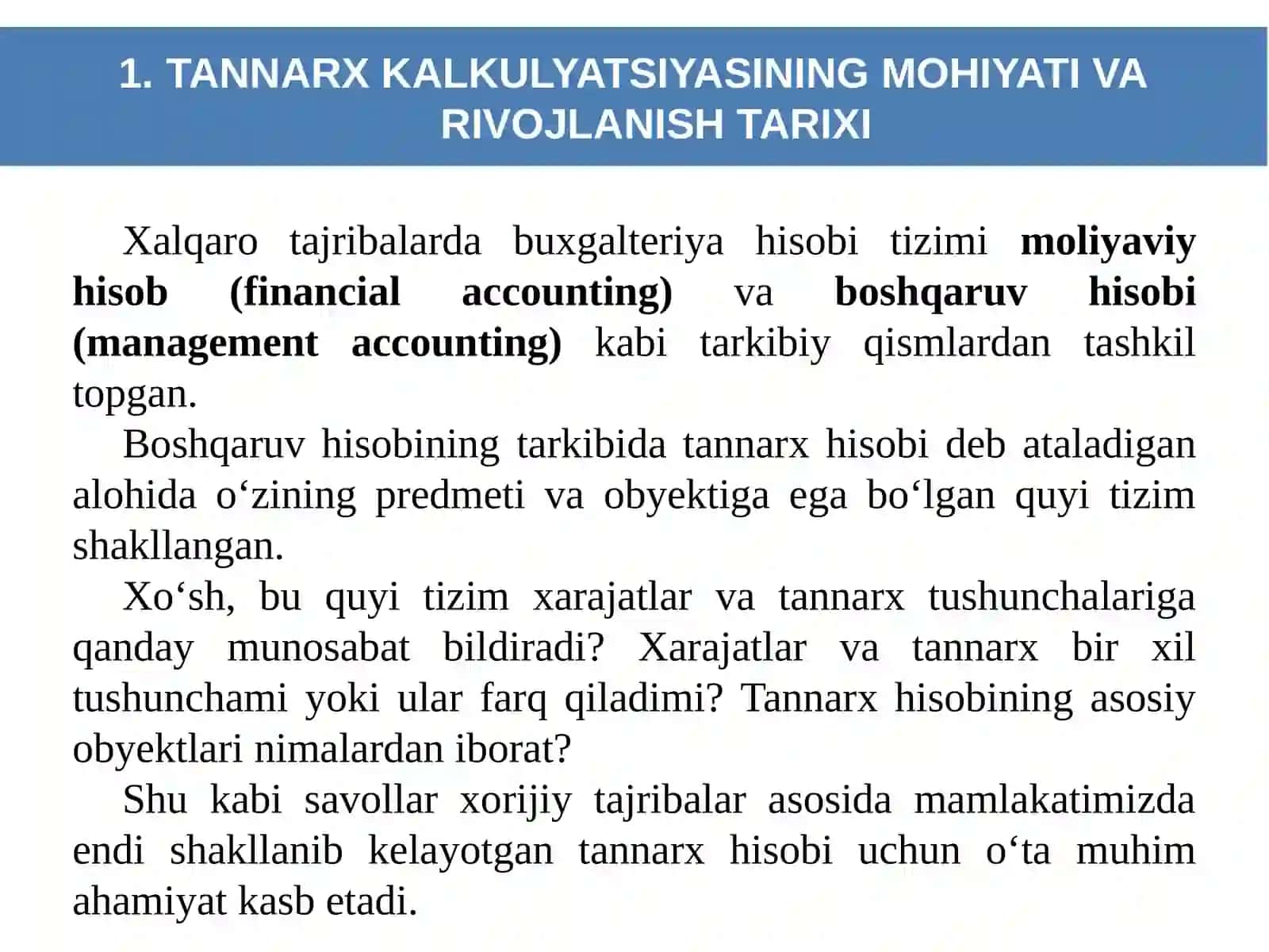 TANNARX KALKULYATSIYASI 4