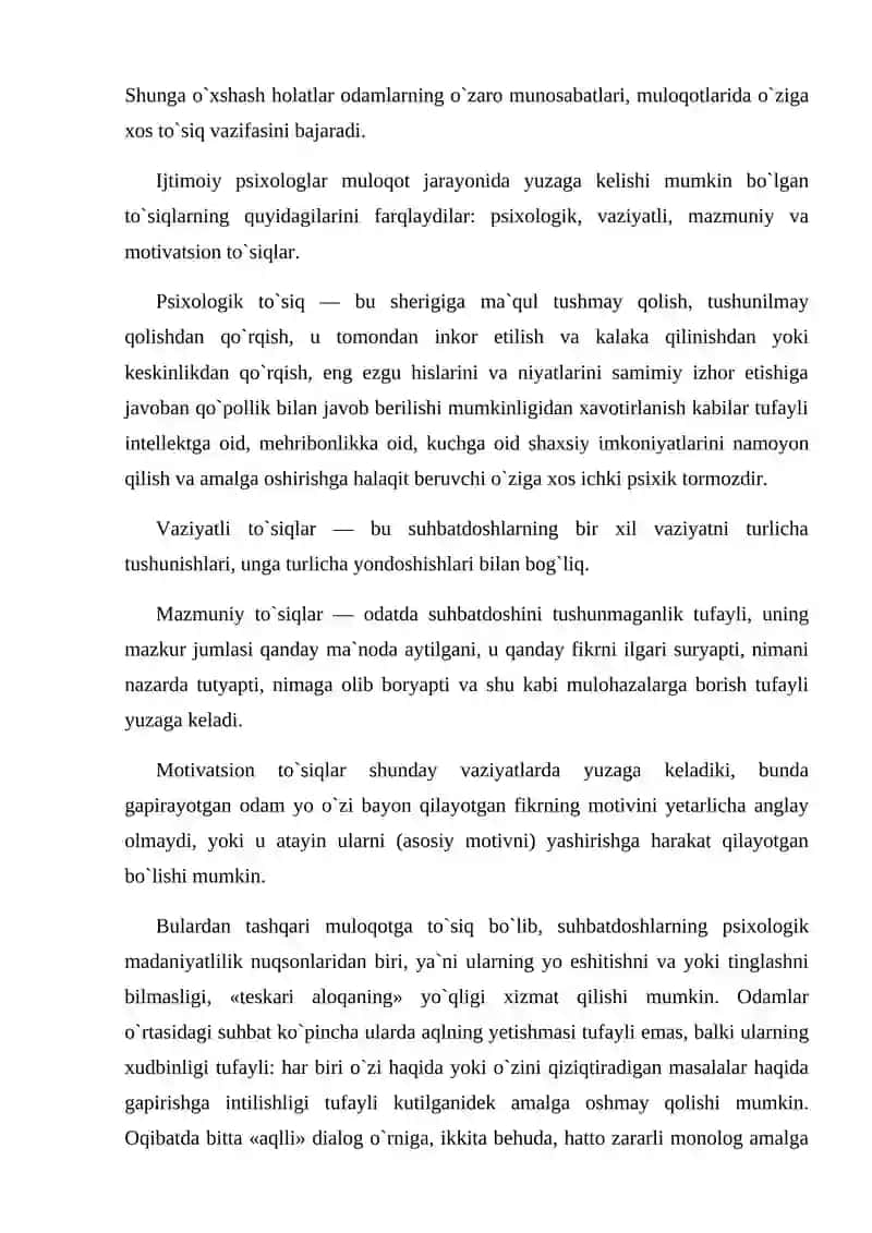 Oilada muloqot 4