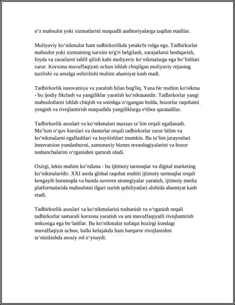 TADBIRKORLIK VA MARKETING 4