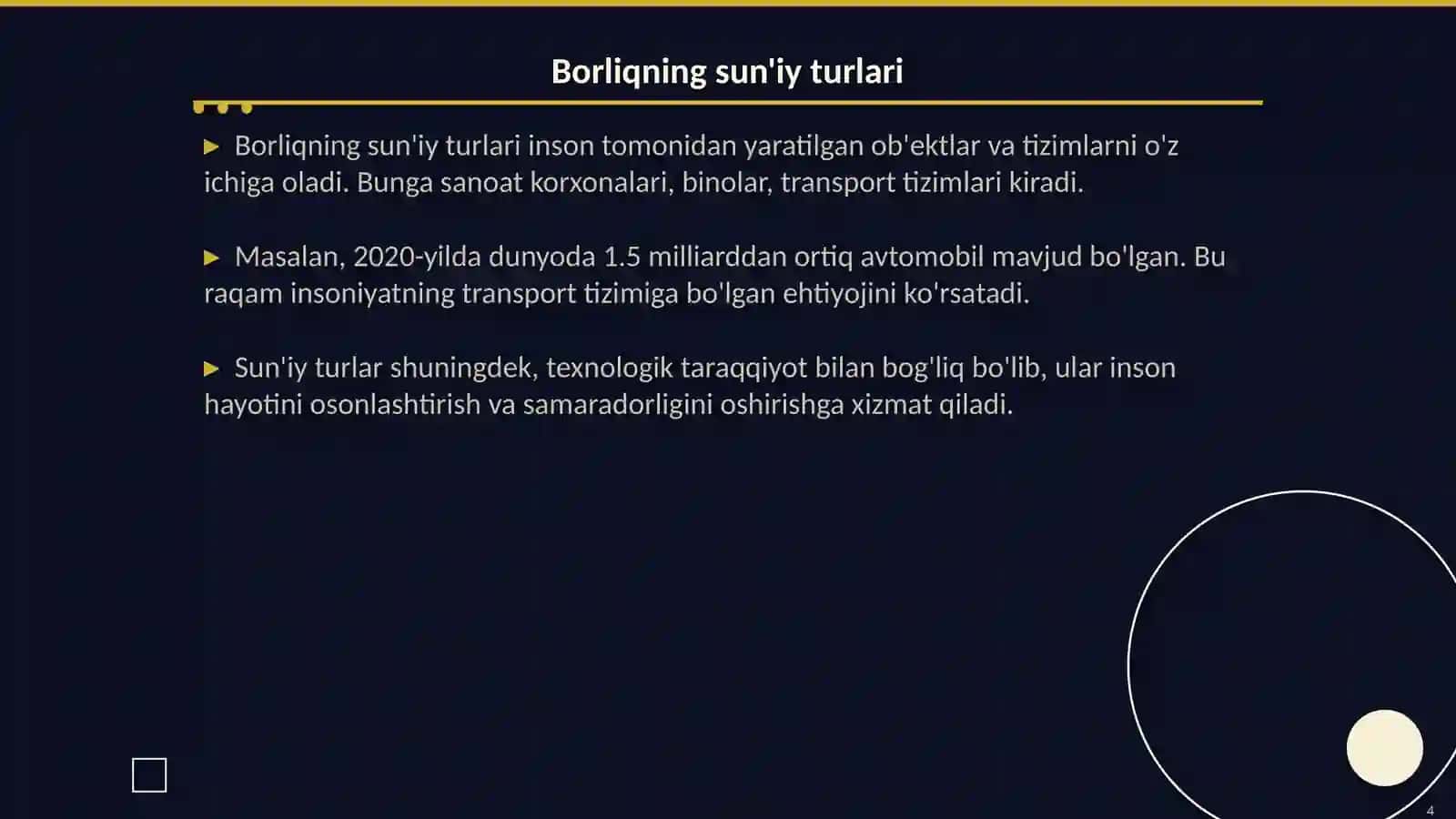Borliqning asosiy turlari 4