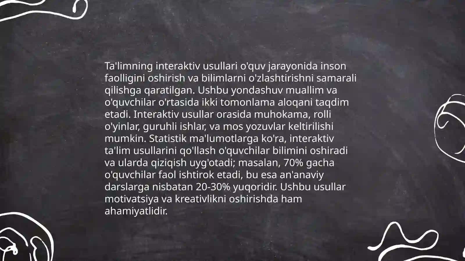 Ta'lim olish jarayonini samarali tashkil etish 4