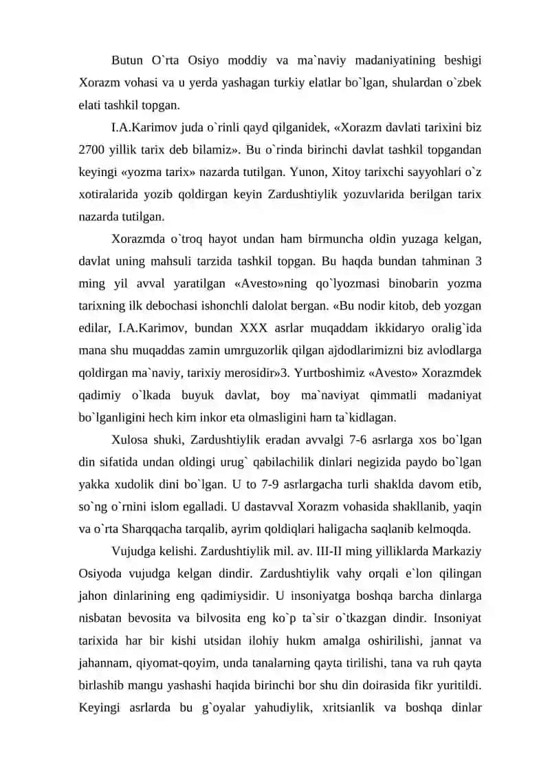 Avesto va qadimgi manbalarda o'lkamizning nomlari 4