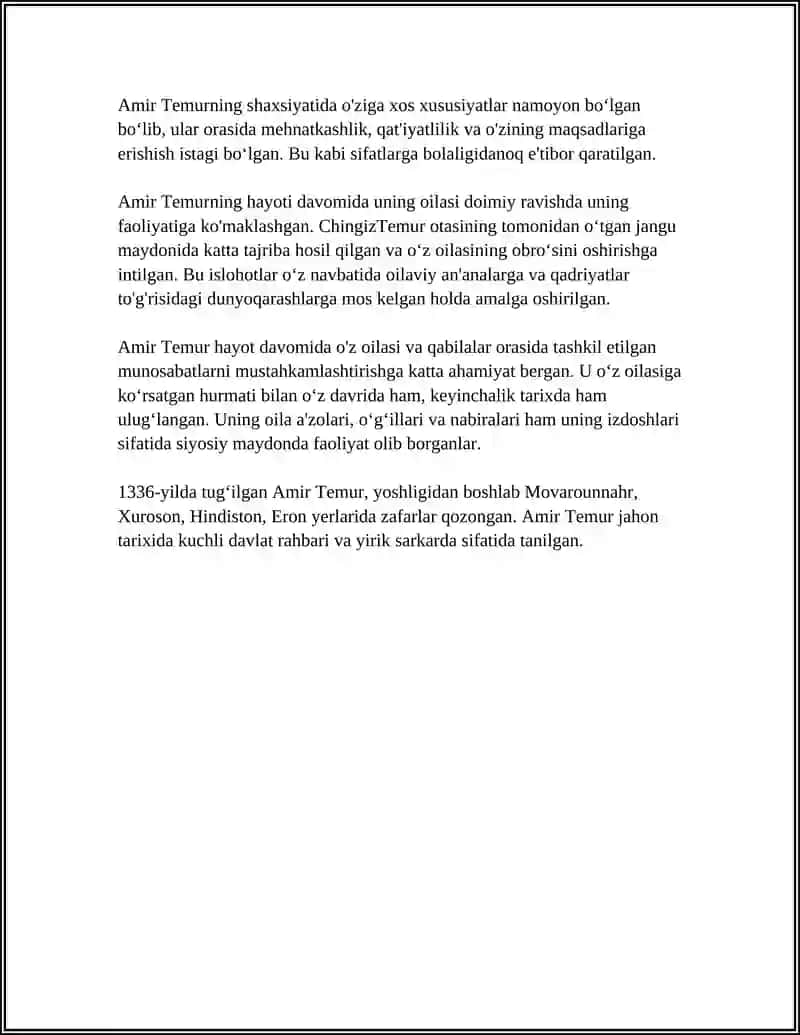 Amir Temur Buyuk Davlat Arbob 4