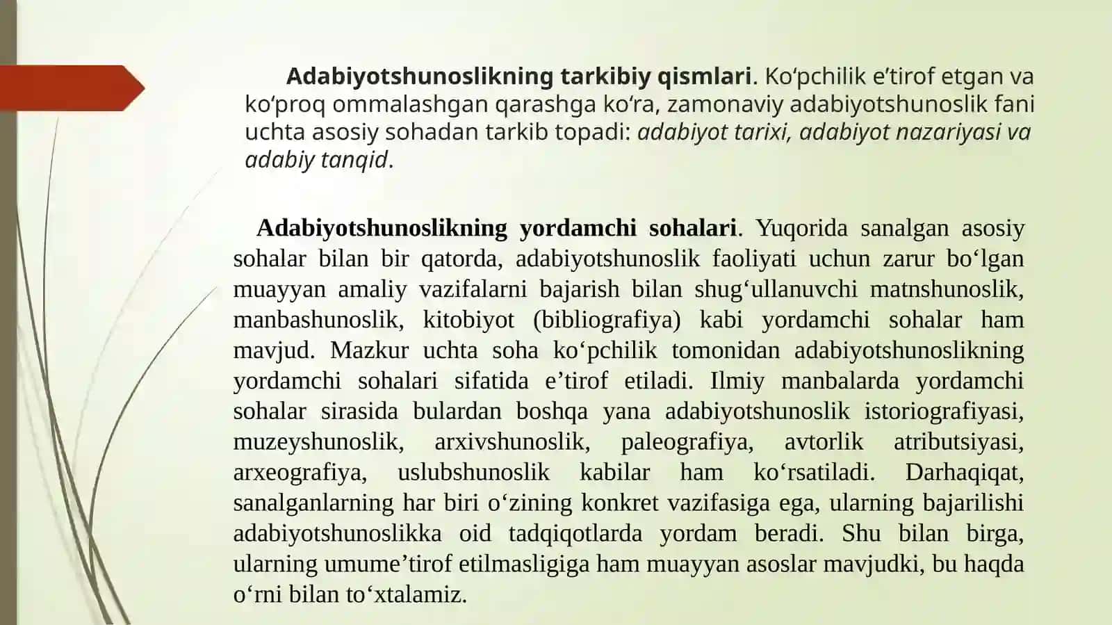 ADABIYOTSHUNOSLIK FAN SIFATIDA 4