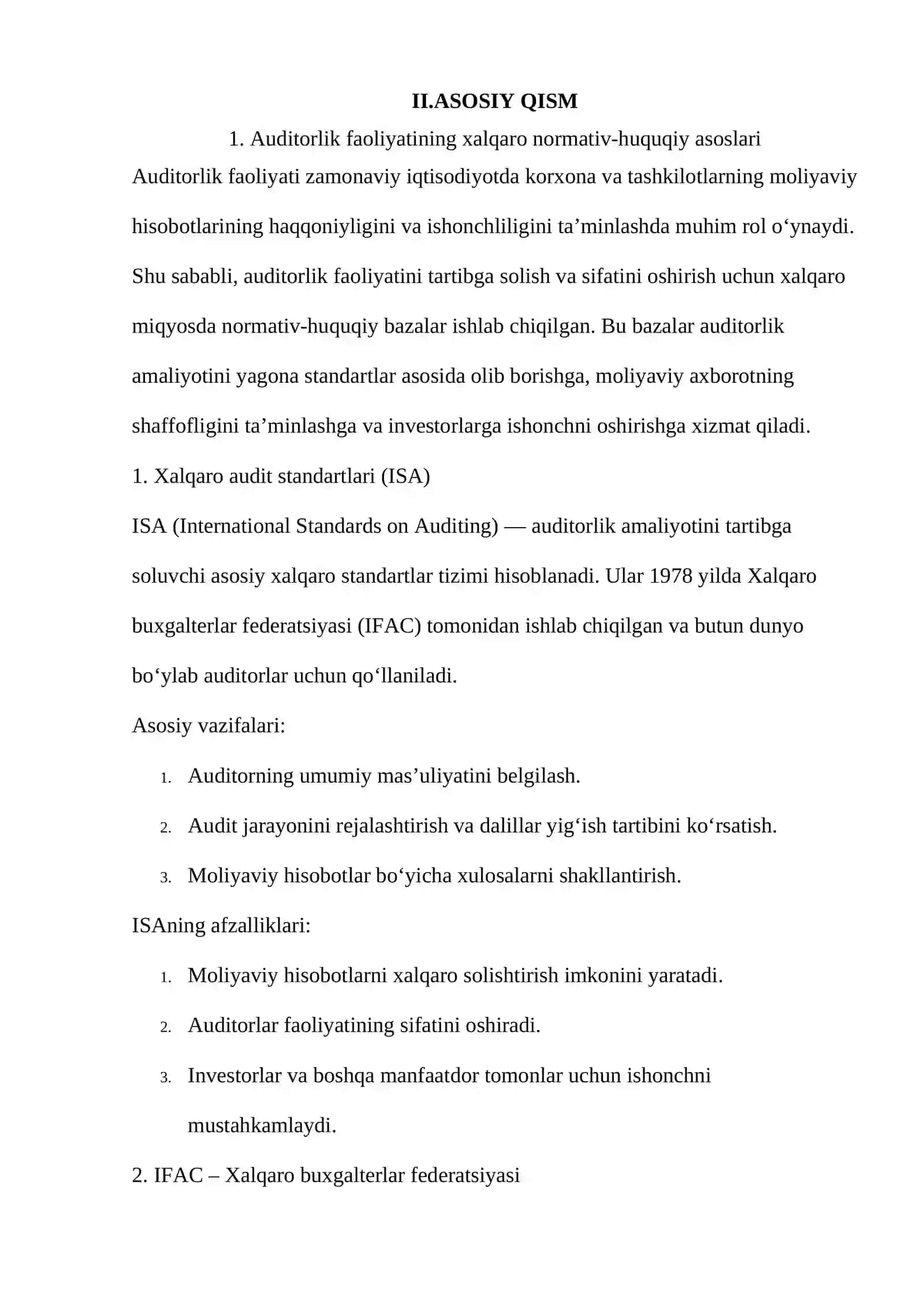 AUDITORLIK FAOLIYATINING XALQARO NORMATIV-HUQUQIY ASOSLARI 4