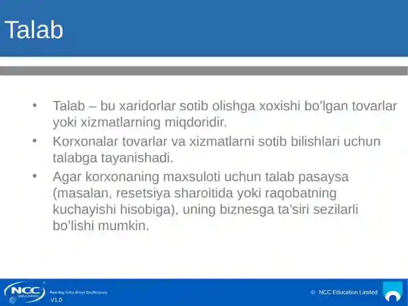 Korxonaning ishlab chiqarishi 4