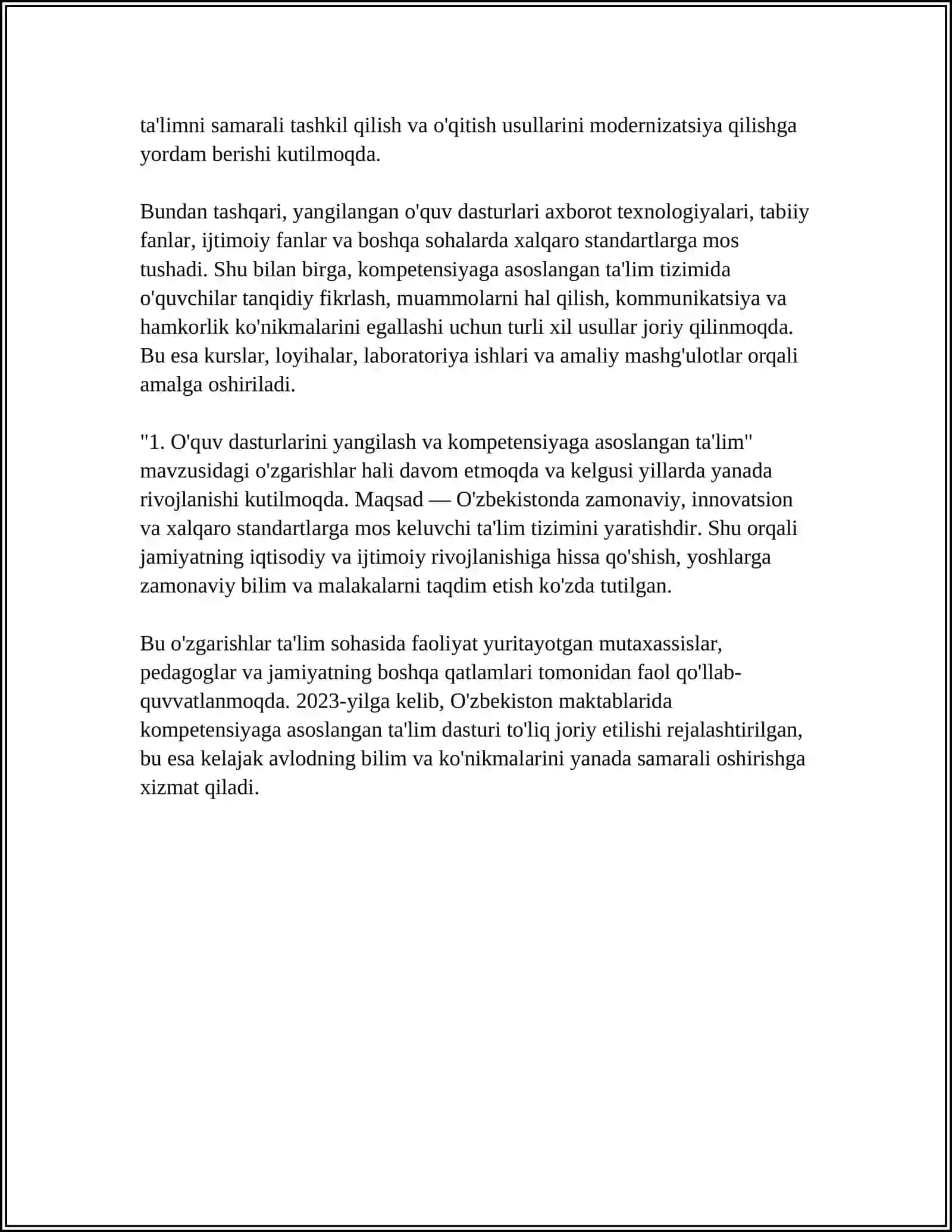 TALIMTIZIMIDAGI OZGARISHLAR 4