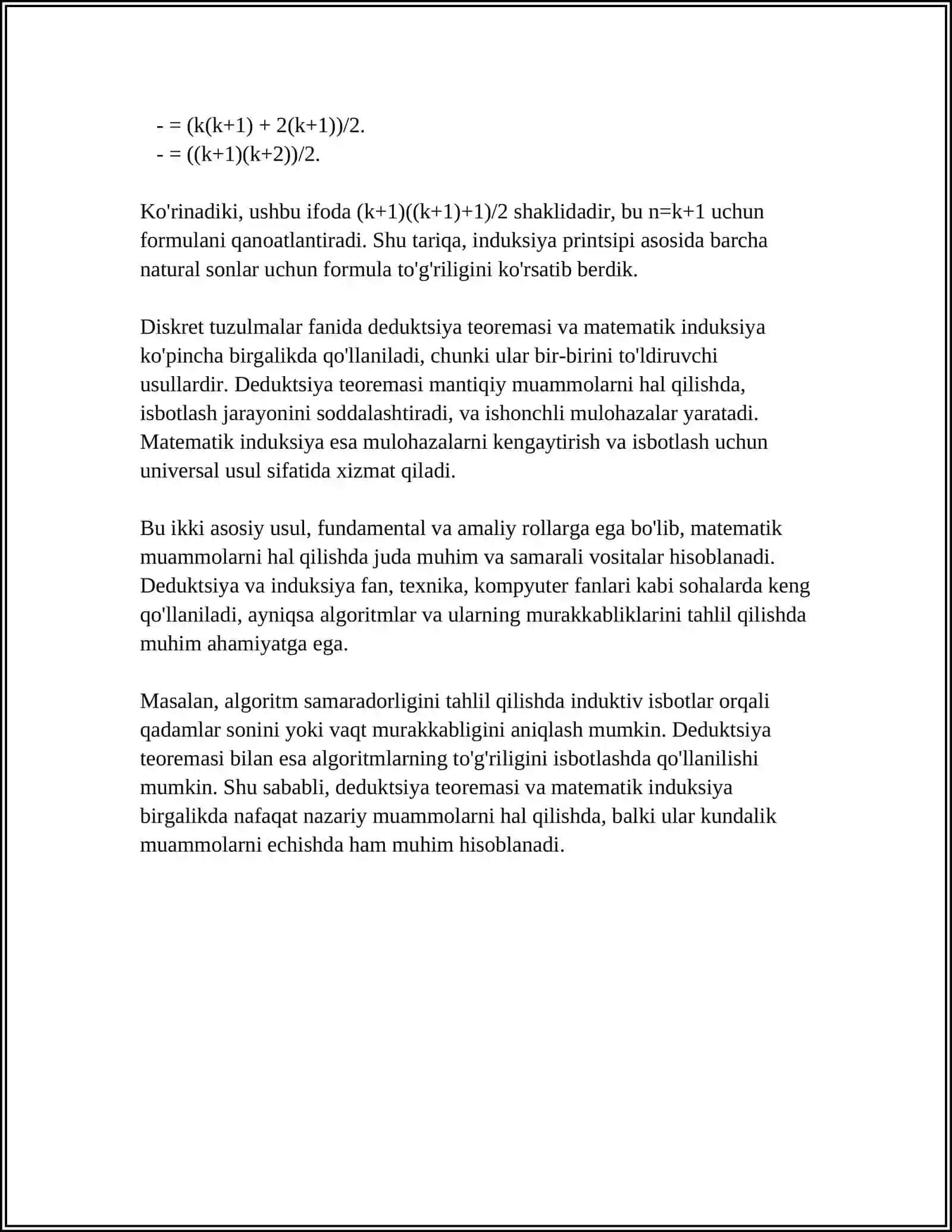 Deduktsiya teoremasi (matematik induksiya) 4
