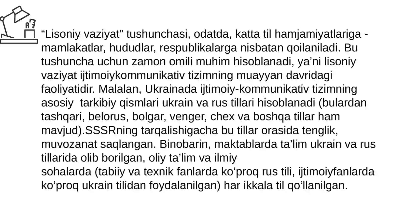 Lisoniy vaziyat va uning turlari 4