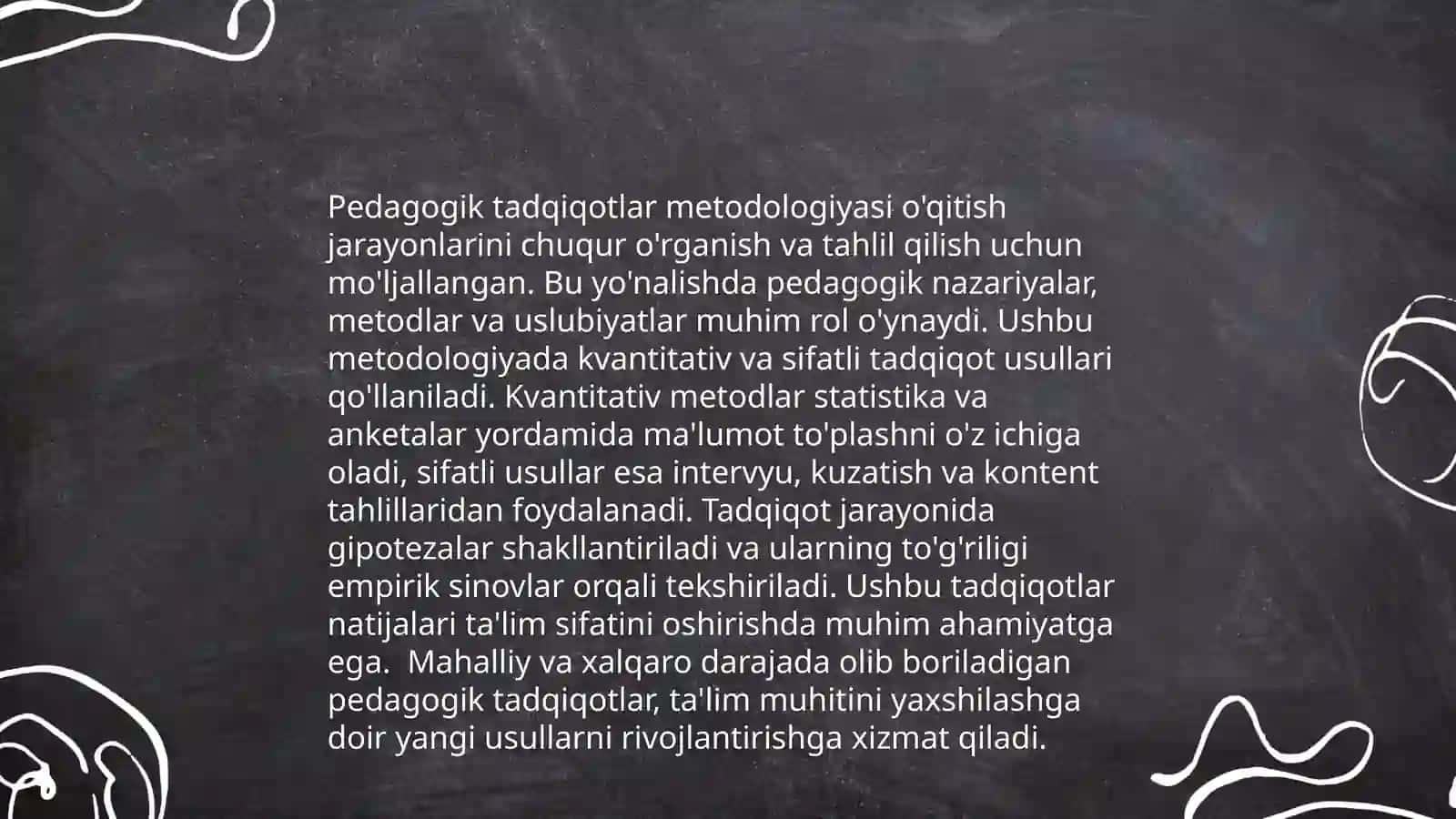 Pedagogika fanining ilmiy tadqiqot metodlari 4